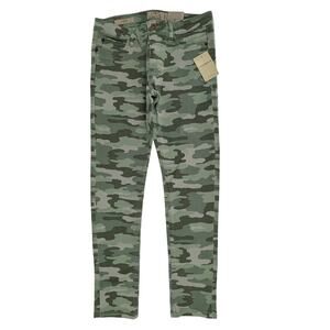 Lucky Brand Green Bay Camo Skinny Jegging Girls Size L/G 12/14